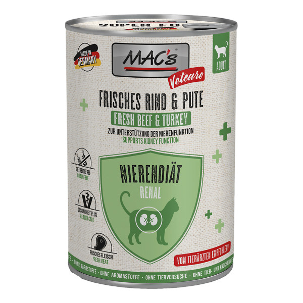 MAC´s CAT Vetcare Nierendiät Rind & Pute
