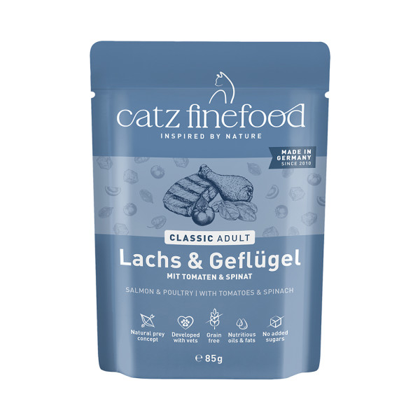 Catz Finefood CLASSIC Lachs & Geflügel