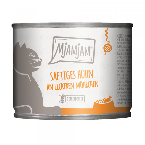 MjAMjAM saftiges Huhn an leckeren Möhrchen