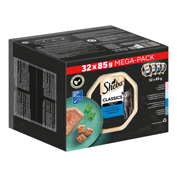 Sheba Multipack Classics in Pastete Fisch Variation MSC
