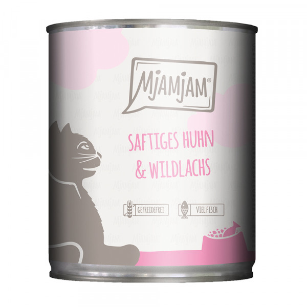 MjAMjAM saftiges Huhn und Wildlachs