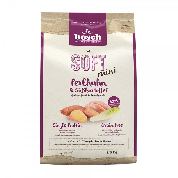 Bosch Soft Mini Perlhuhn & Süsskartoffel