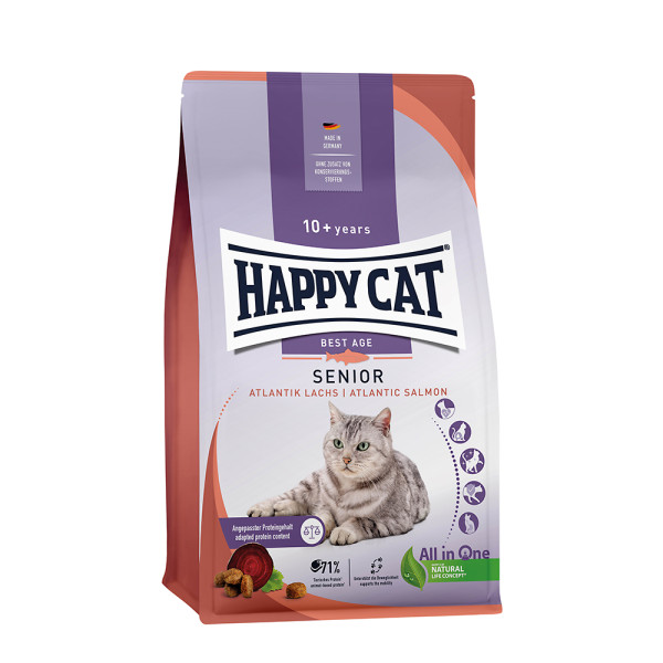 Happy Cat Senior Atlantik-Lachs