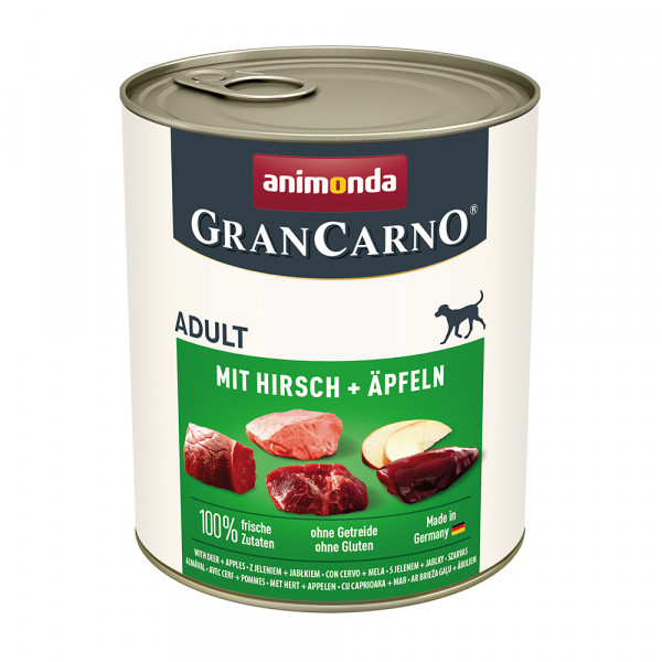 Animonda Gran Carno Adult mit Hirsch + Äpfeln