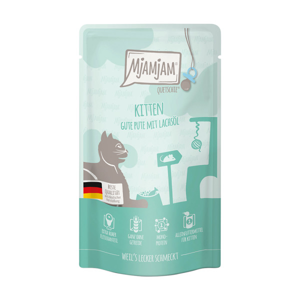 MjAMjAM Kitten gute Pute mit Lachs