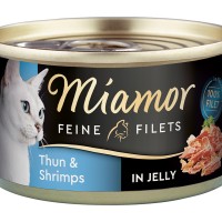 Miamor Feine Filets in Jelly Thunfisch & Schrimps Miamor Feine Filets in Jelly Thunfisch & Schrimps