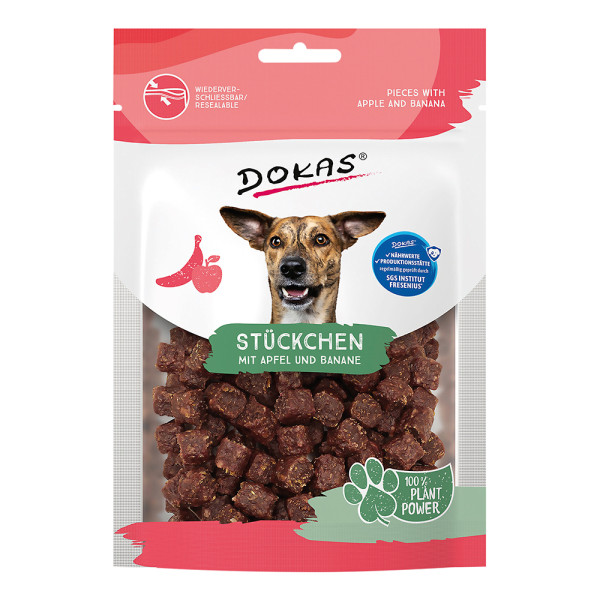 Dokas Stückchen mit Apfel & Banane