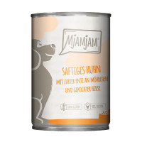 MjAMjAM saftiges Huhn mit zarter Ente an Möhrchen und gekochter Hirse MjAMjAM saftiges Huhn mit zarter Ente an Möhrchen und gekochter Hirse