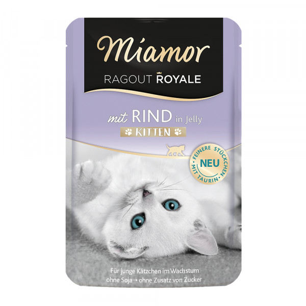 Miamor Ragout Royale in Jelly Kitten - mit Rind