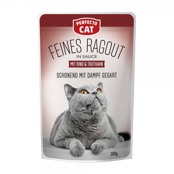 Perfecto Cat Feines Ragout Rind & Truthahn