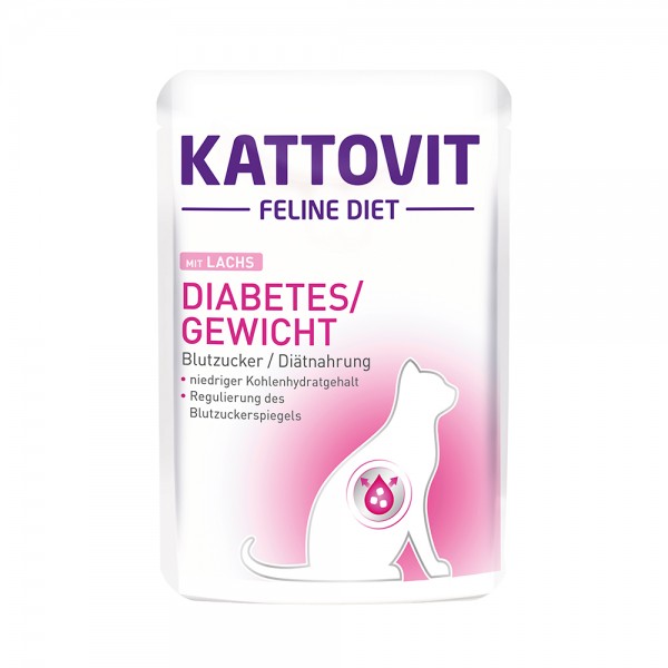 Kattovit Diabetes/Gewicht Lachs