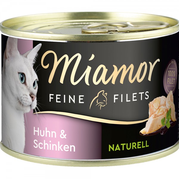 Miamor Feine Filets Natur Huhn & Schinken
