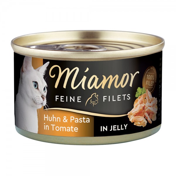 Miamor Feine Filets in Jelly Huhn & Pasta in Tomatenjelly