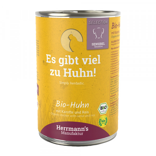 Herrmanns Sensible Bio-Huhn mit Karotte und Reis