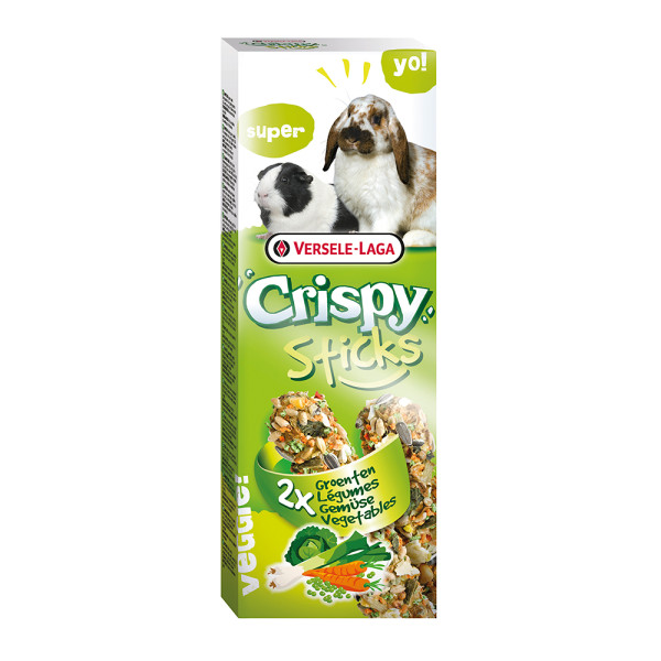 Versele-Laga Crispy Sticks Kaninchen-Meerschweinchen Gemüse - 2 Stück