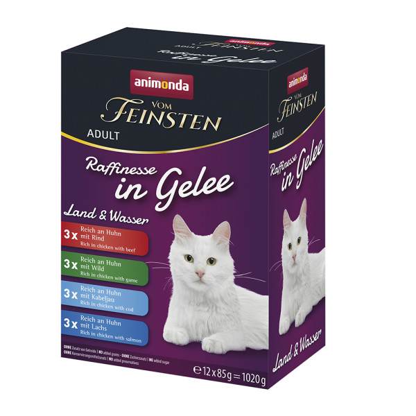 Animonda Vom Feinsten Katze Adult Raffinesse Land & Wasser Mixpack