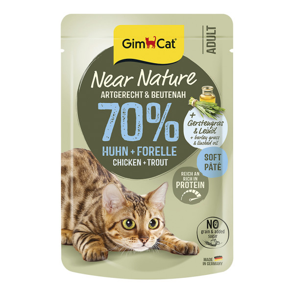 GimCat Near Nature Huhn & Forelle