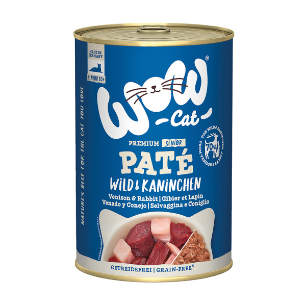 WOW CAT Senior Wild & Kaninchen