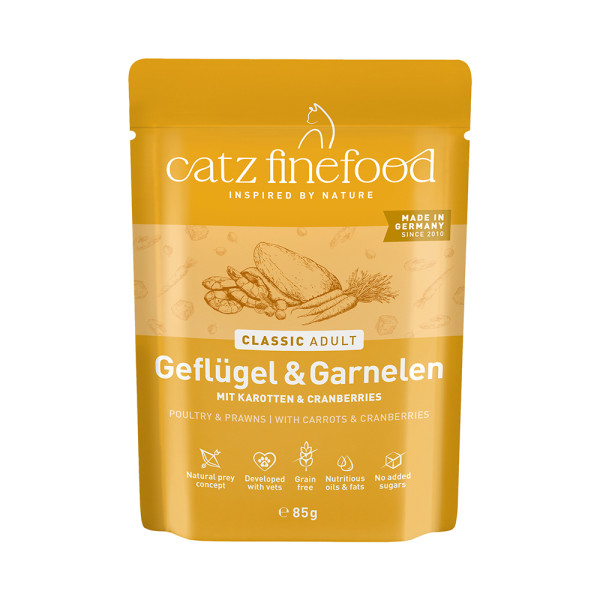 Catz Finefood CLASSIC Geflügel & Garnele