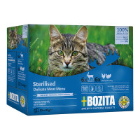 Bozita Pouch Sterilised Häppchen in Sauce Fleisch Multibox Bozita Pouch Sterilised Häppchen in Sauce Fleisch Multibox