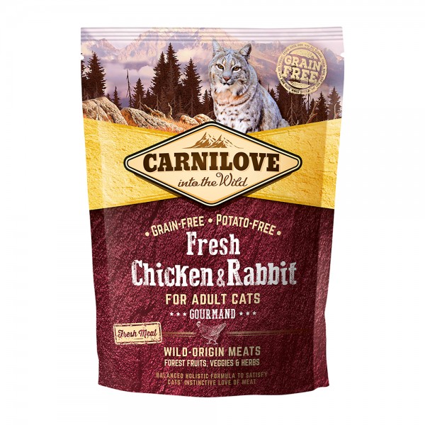 Carnilove Cat Adult Fresh-Chicken & Rabbit