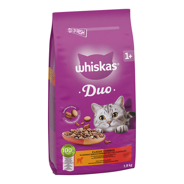 Whiskas Duo Classic Combos Trocken 1+ Lamm & Truthahn