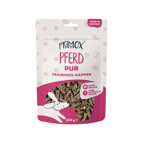 Primox Hundeleckerlis Pferd pur 100g