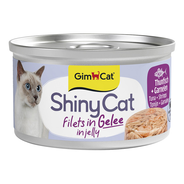 GimCat Shiny Cat Jelly Thunfisch + Garnele