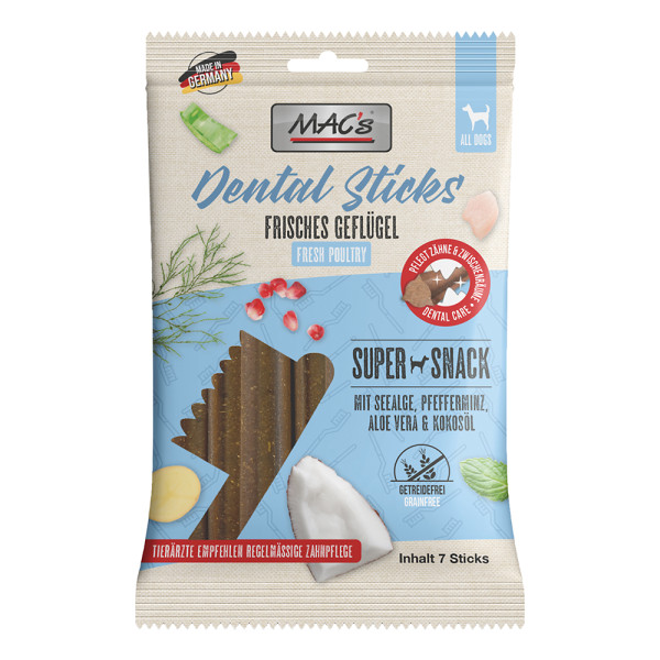 MAC´s DOG Dental Sticks Frisches Geflügel