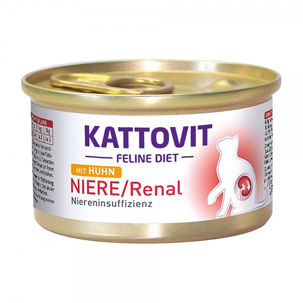 Kattovit Feline diet Nierendiät Huhn