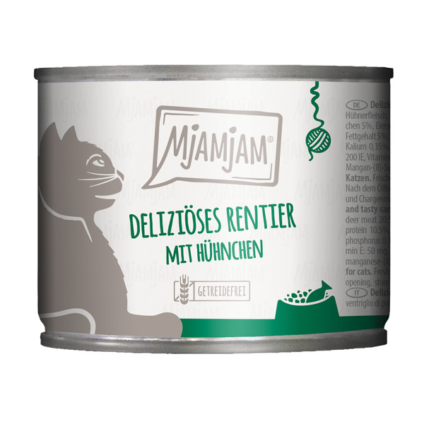 MjAMjAM deliziöses Rentier mit Hühnchen an leckeren Möhrchen