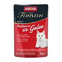 Animonda Vom Feinsten Rafinesse in Gelee Huhn & Rind Animonda Vom Feinsten Rafinesse in Gelee Huhn & Rind