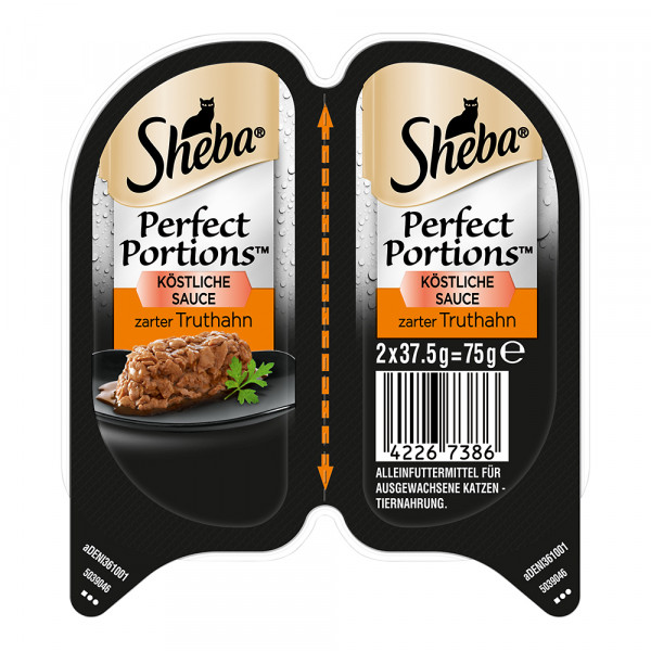 Sheba Perfect Portions in Sauce mit Truthahn