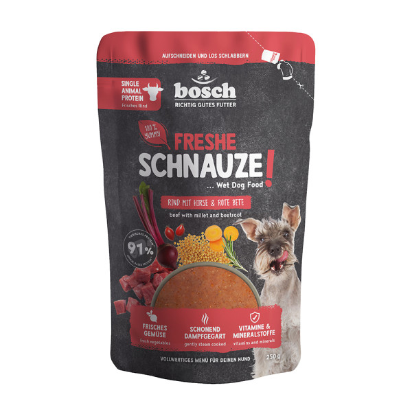 Bosch Freshe Schnauze - Rind mit Hirse & Rote Bete