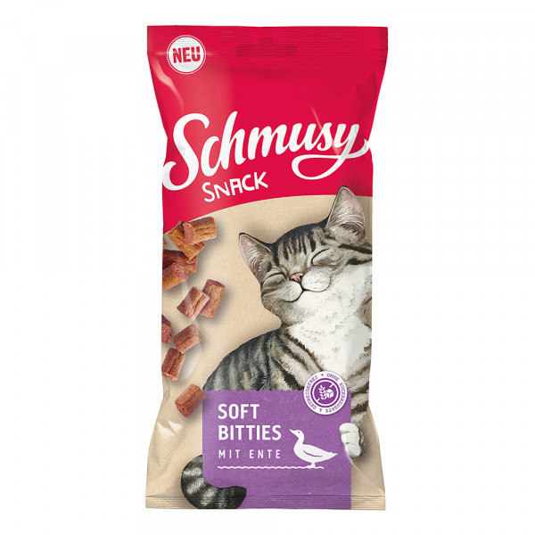 Schmusy Snack Soft Bitties mit Ente