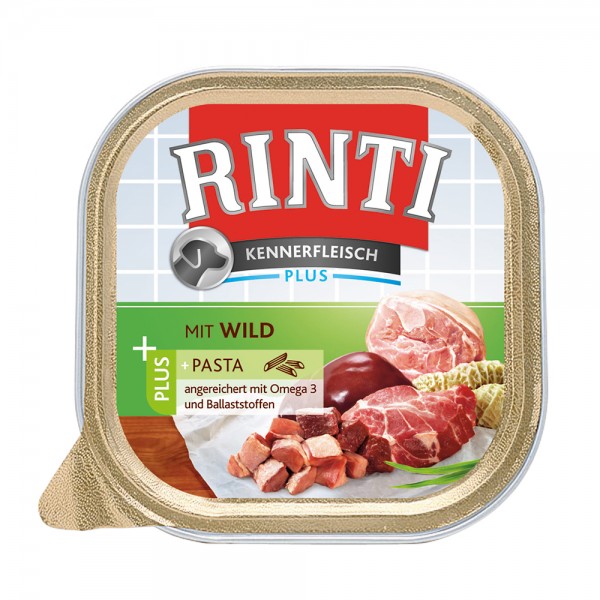 Rinti Kennerfleisch Plus Wild und Pasta