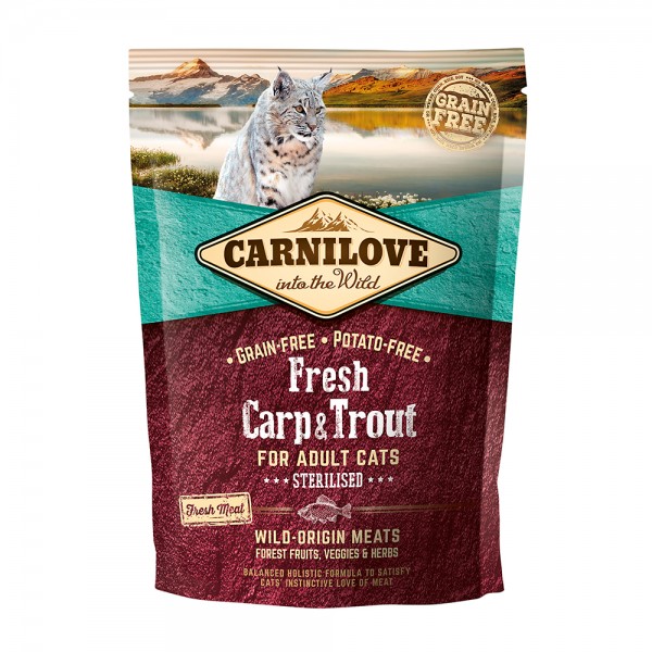 Carnilove Cat Adult Fresh-Carp & Trout