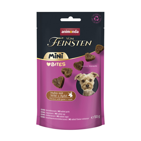 Animonda Vom Feinsten Mini Love Bites Huhn mit Wild & Apfel