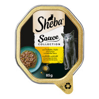 Sheba Collection Sauce mit Truthahn, Hähnchen und Gemüse in herzhafter Sauce Sheba Collection Sauce mit Truthahn, Hähnchen und Gemüse in herzhafter Sauce