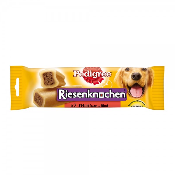 Pedigree Riesenknochen Medium mit Rind