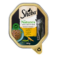 Sheba Nature Collection in Sauce mit Truthahn gariert mit Karotten Sheba Nature Collection in Sauce mit Truthahn gariert mit Karotten