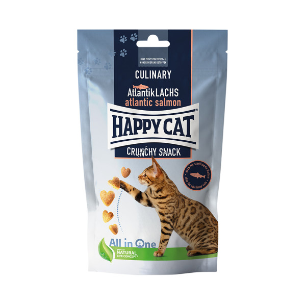 Happy Cat Crunchy Snack Lachs