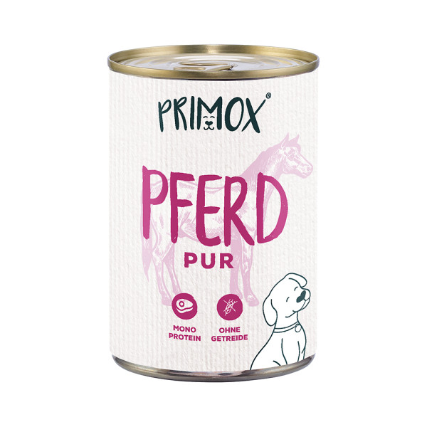 Primox Hunde Nassfutter Pferd PUR