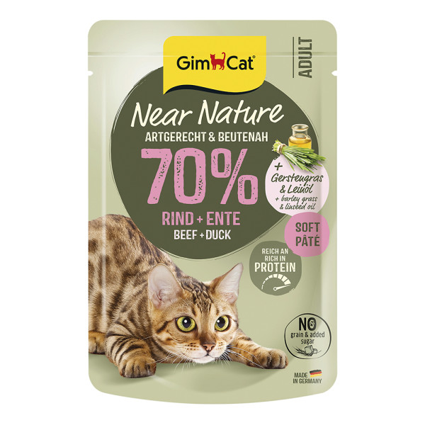 GimCat Near Nature Rind & Ente