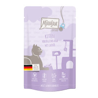 MjAMjAM Kitten vorzügliches Kalb mit Lachsöl MjAMjAM Kitten vorzügliches Kalb mit Lachsöl