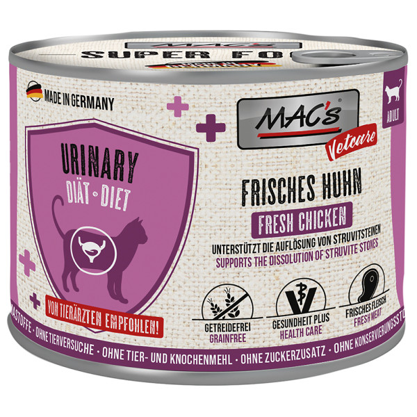 MAC´s CAT Vetcare Urinary Huhn