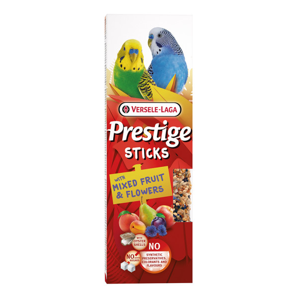 Versele-Laga Prestige Sticks Kleinsittiche mit gemischten Früchten & Blüten