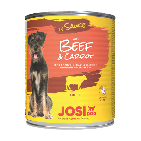 JosiDog Beef & Karotte in Sauce