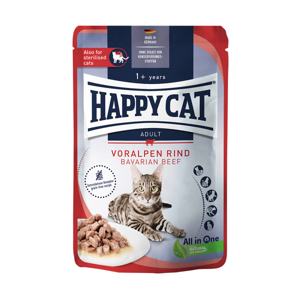 Happy Cat Pouch Culinary Voralpen Rind