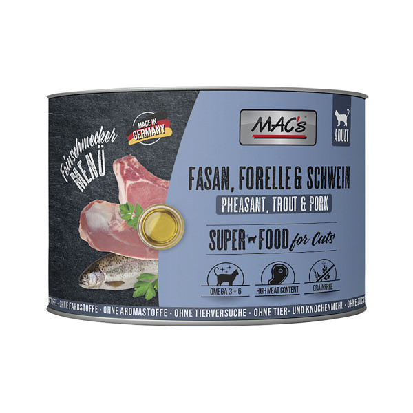 MAC´s CAT Feinschmecker Fasan & Forelle m.Schwein